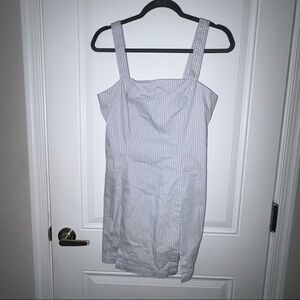 Pinstripe Mini Dress